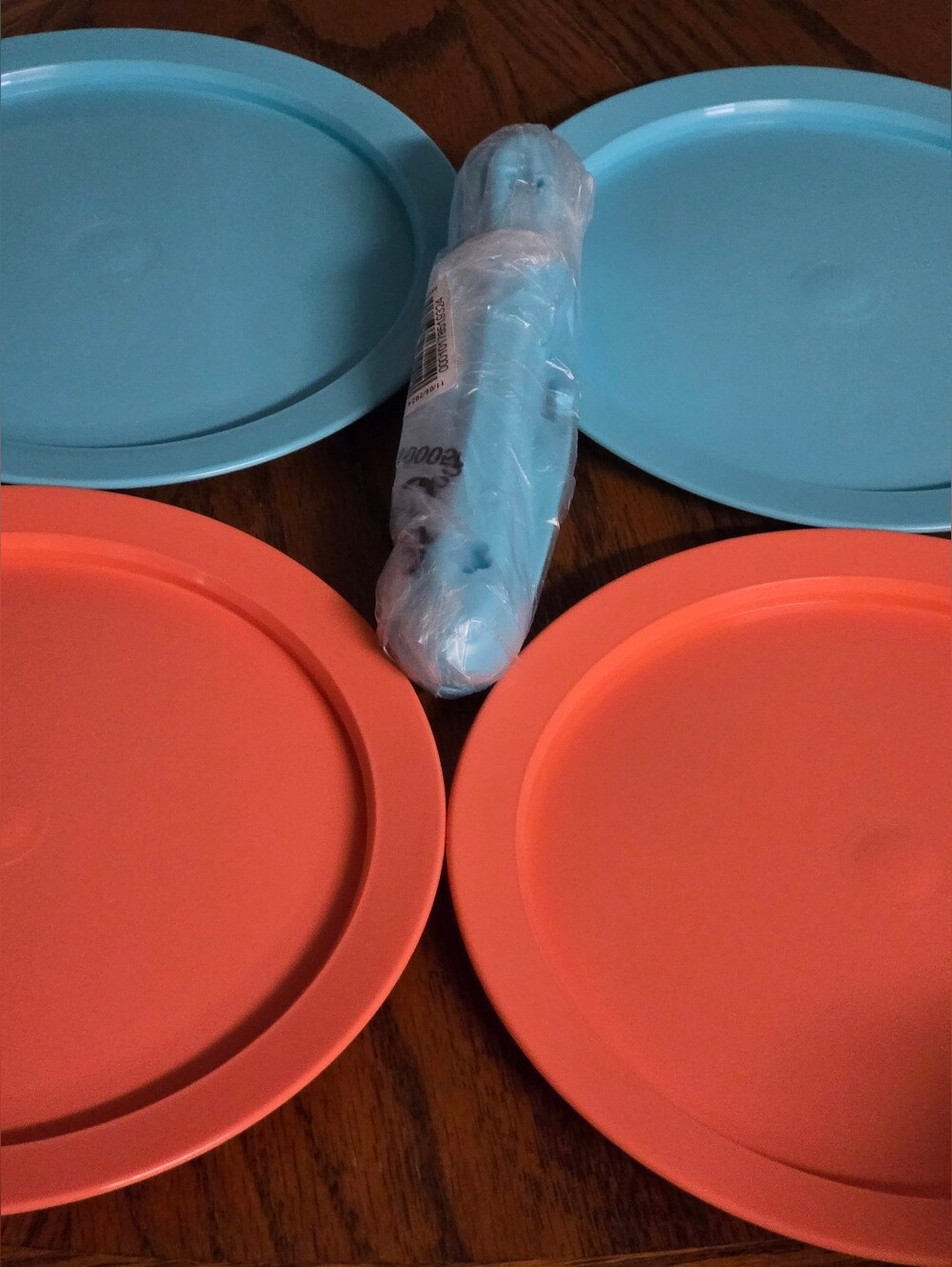 Tupper Kids Plate Set/4 & Spoon In Case